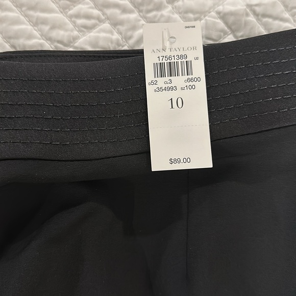 NWT Ann Taylor Black Pencil Skirt Sz 10 - Picture 4 of 5